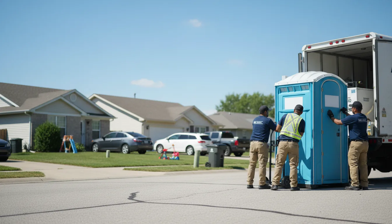 Standard Porta Potty Rentals in Topeka, KS near me